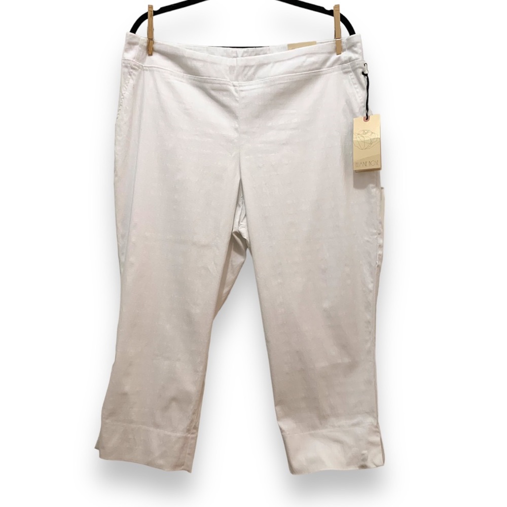 NWT Eliane Rose White Capri Pants